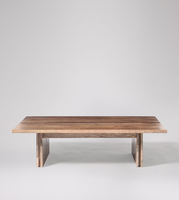 Dominy Solid Wood Coffee Table in Natural Finish