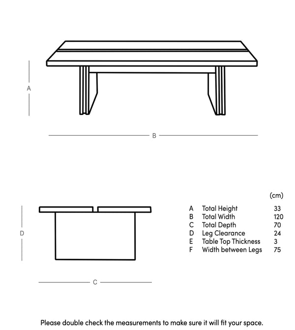 Dominy Solid Wood Coffee Table in Natural Finish