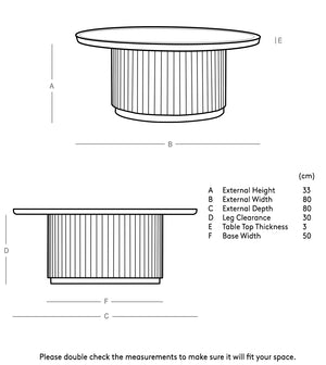 Gyudt Solid Wood Coffee Table in Dark Brown Finish