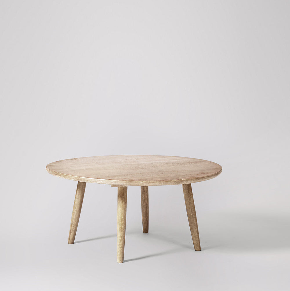 Wulk Solid Wood Coffee Table in Natural Finish