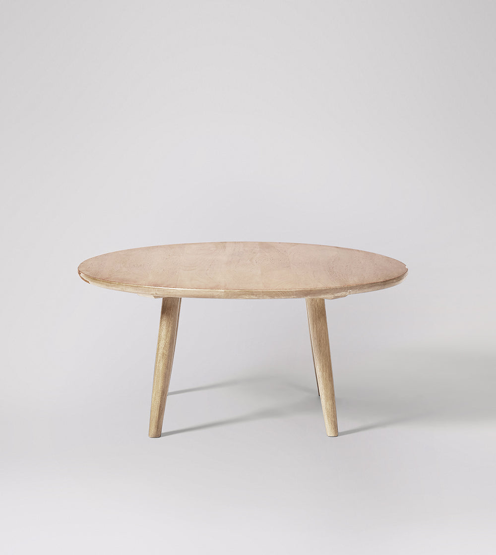 Wulk Solid Wood Coffee Table in Natural Finish