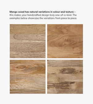 Roundway Solid Wood Coffee Table in Natural Finish