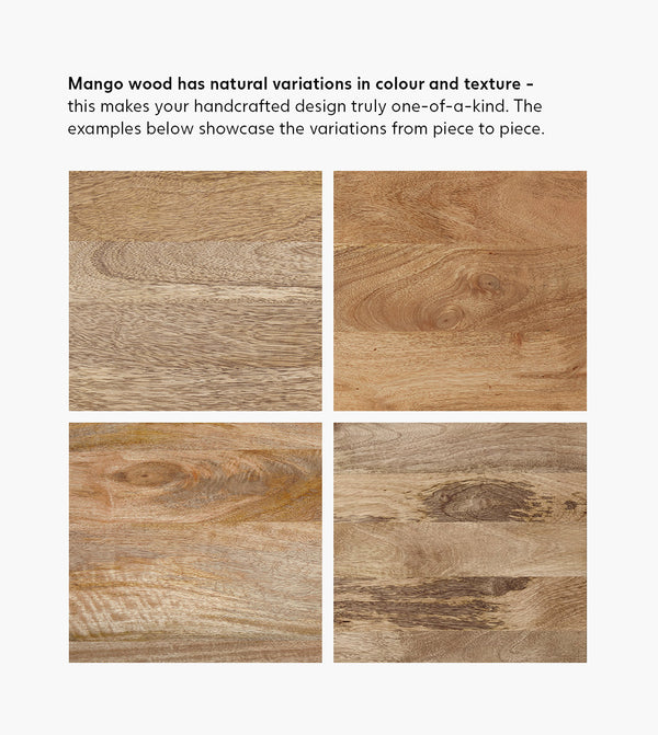 Roundway Solid Wood Coffee Table in Natural Finish