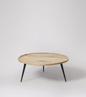 Roundway Solid Wood Coffee Table in Natural Finish