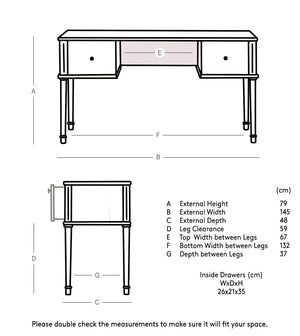 Qaqa Solid Wood Study Table in Light Brown Finish