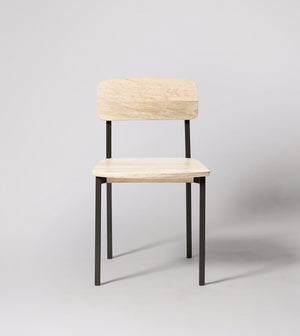 Land Solid Wood Dining Chair in natural Finish