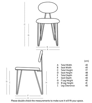 Yoyo Solid Wood Dining Chair in Black Finish
