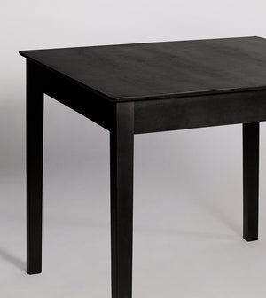 Dual Solid Wood Dining Table in black Finish