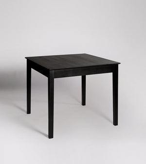 Dual Solid Wood Dining Table in black Finish