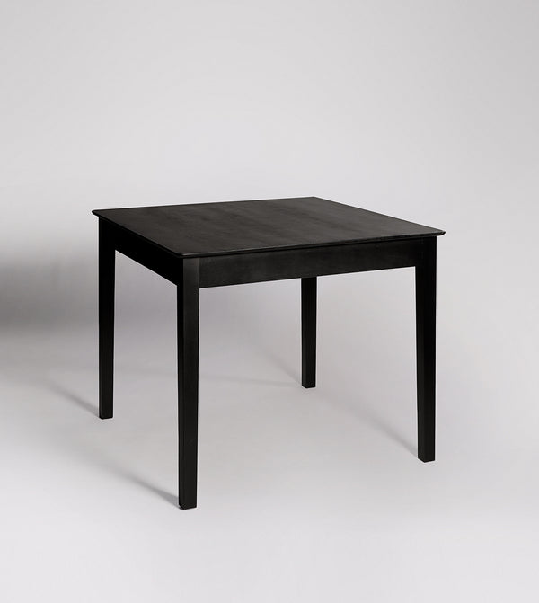 Dual Solid Wood Dining Table in black Finish
