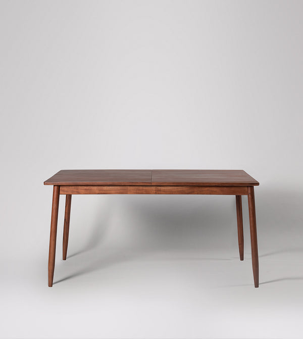 Bymal Solid Wood Dining Table in Dark Brown Finish
