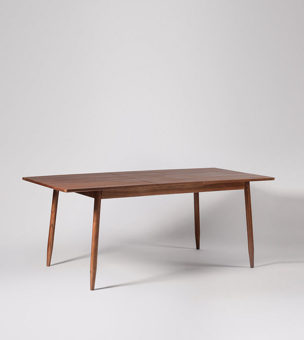 Bymal Solid Wood Dining Table in Dark Brown Finish