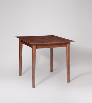 Old Ham Solid Wood Dining Table in Dark Brown Finish