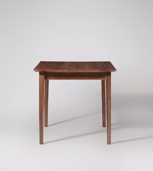 Old Ham Solid Wood Dining Table in Dark Brown Finish