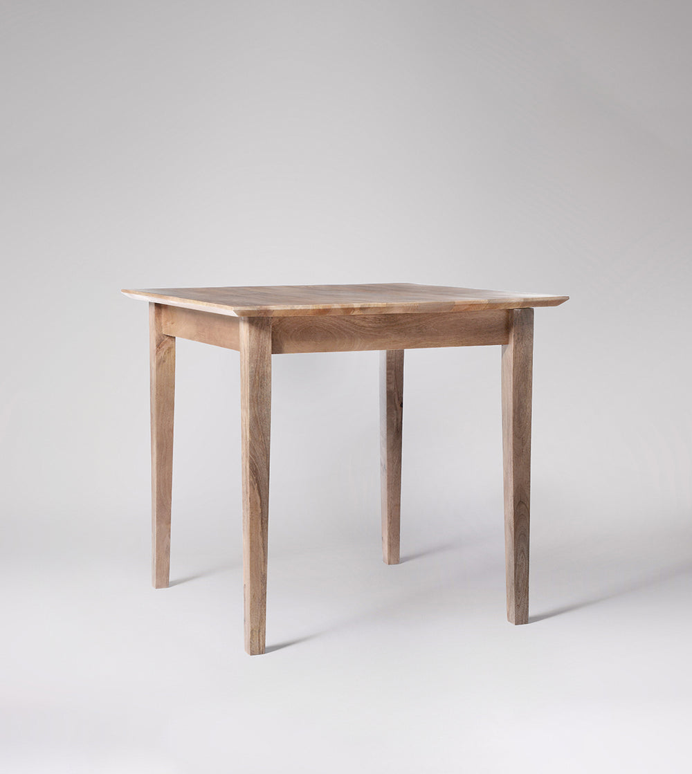 Old Ham Solid Wood Dining Table in Natural Finish