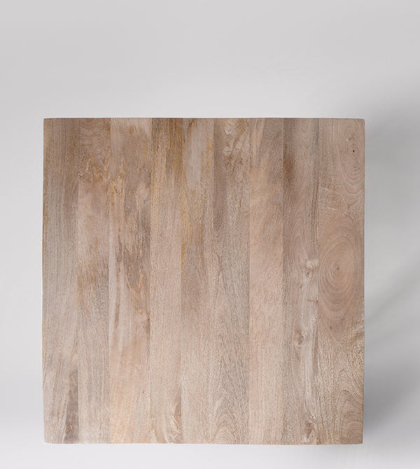 Old Ham Solid Wood Dining Table in Natural Finish