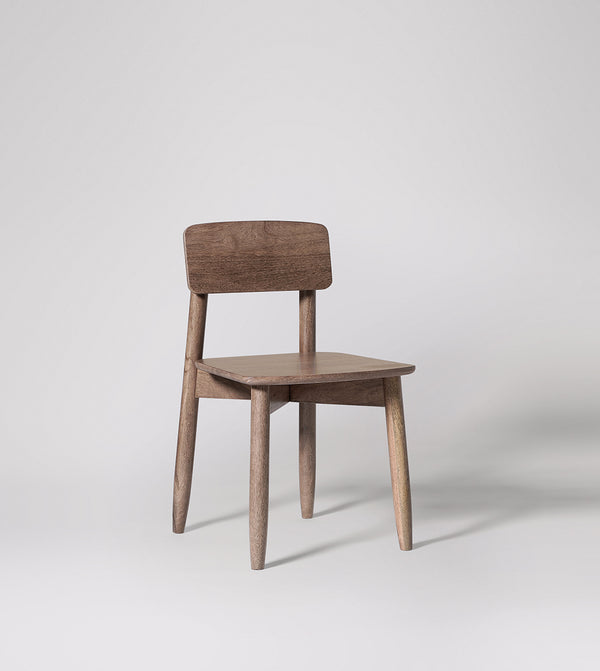 Rota Solid Wood Dining Chair in Natural Finish