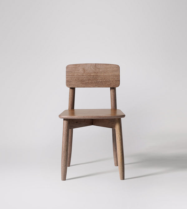 Rota Solid Wood Dining Chair in Natural Finish