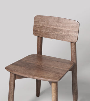 Rota Solid Wood Dining Chair in Natural Finish