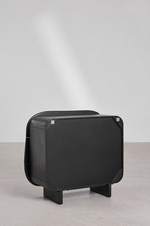 Treasure Solid Mango wood Chest of Drawer in Black Finish