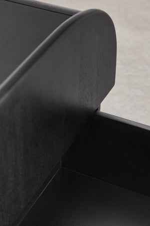 Treasure Solid Mango wood Chest of Drawer in Black Finish