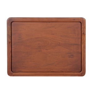 Cassandra Solid acacia wood bedside table in Provincial Teak Finish