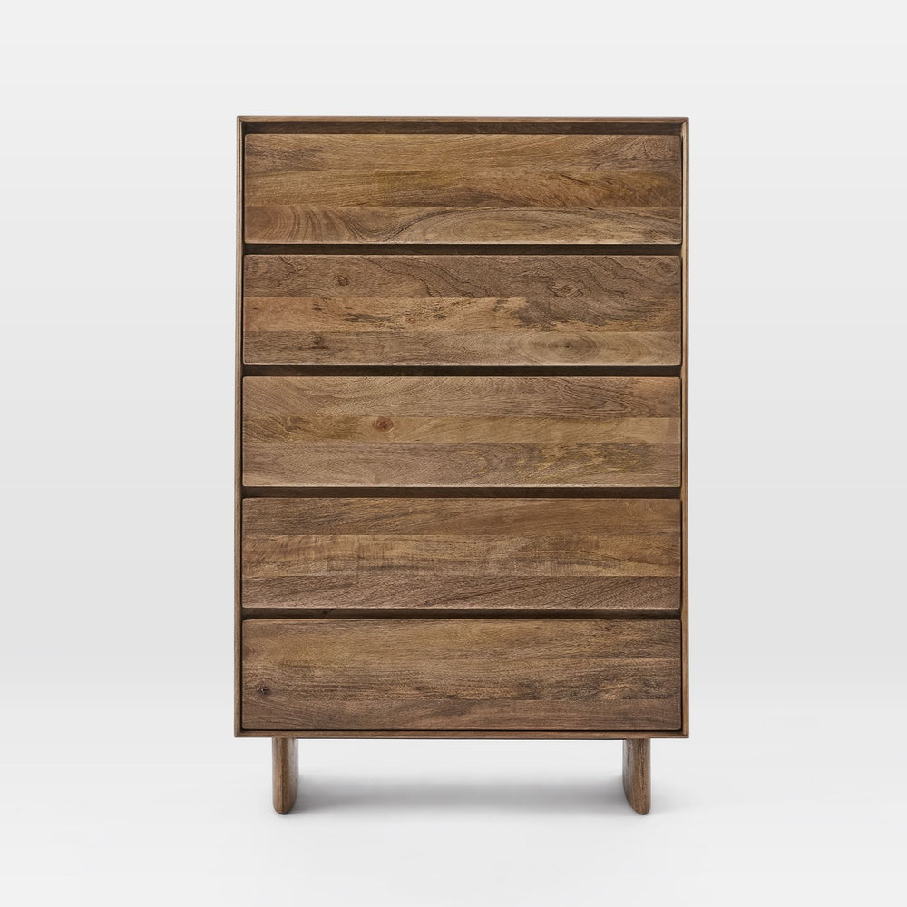 Reggie Solid Mango wood Chest of Drawer in Provincial Teak Finish