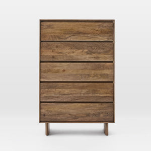 Reggie Solid Mango wood Chest of Drawer in Provincial Teak Finish