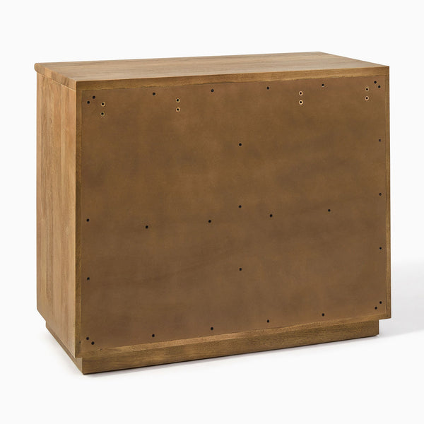 Reggie Solid Mango Wood Cabinet with Two Door in Provincial teak Finish