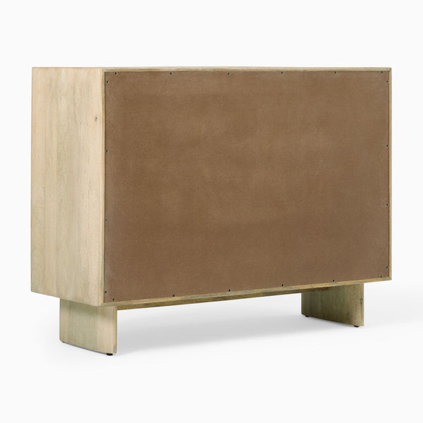 Reggie Solid Mango wood Chest of Drawer in White Finish
