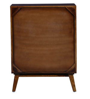 Aura Sheesham Wood Cabinet in Provincial Teak Finish