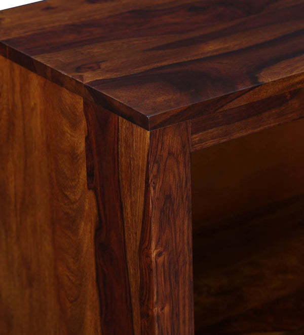 Aura Sheesham Wood Cabinet in Provincial Teak Finish