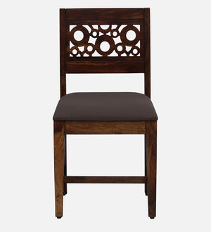 Aura Sheesham Wood 6 Seater Dining Set in Scratch Resistant Provincial Teak Finish