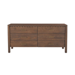 Mayrone Solid Mango wood Chest of Drawer in Provincial Teak Finish