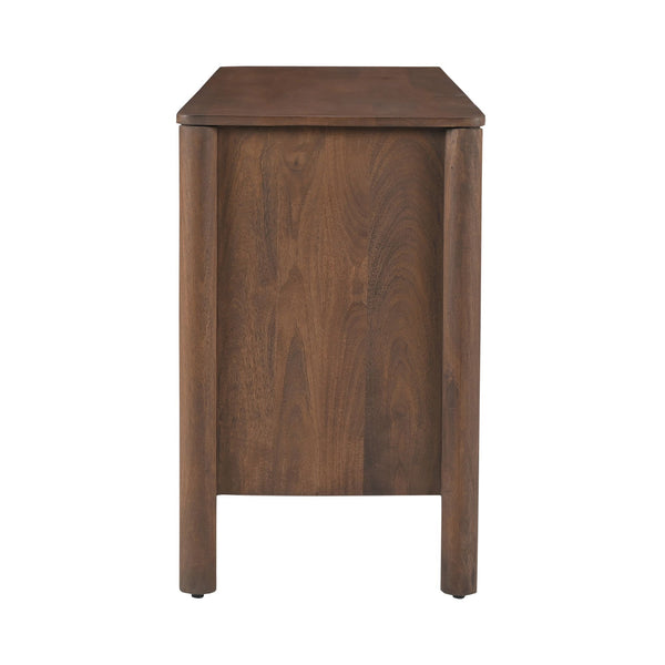 Mayrone Solid Mango wood Chest of Drawer in Provincial Teak Finish