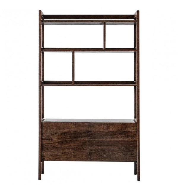 Cher Solid Acacia wood Bookshelf in Provincial Finish