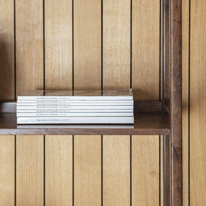 Cher Solid Acacia wood Bookshelf in Provincial Finish