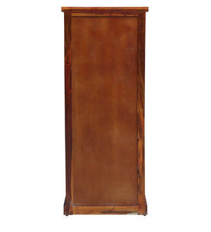 Ciramika Sheesham Wood Book Case In Honey Oak Finish