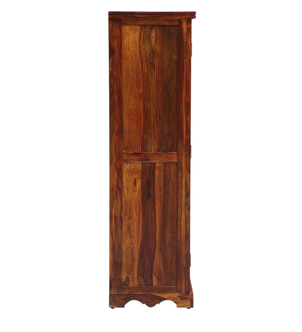 Ciramika Sheesham Wood Book Case In Honey Oak Finish