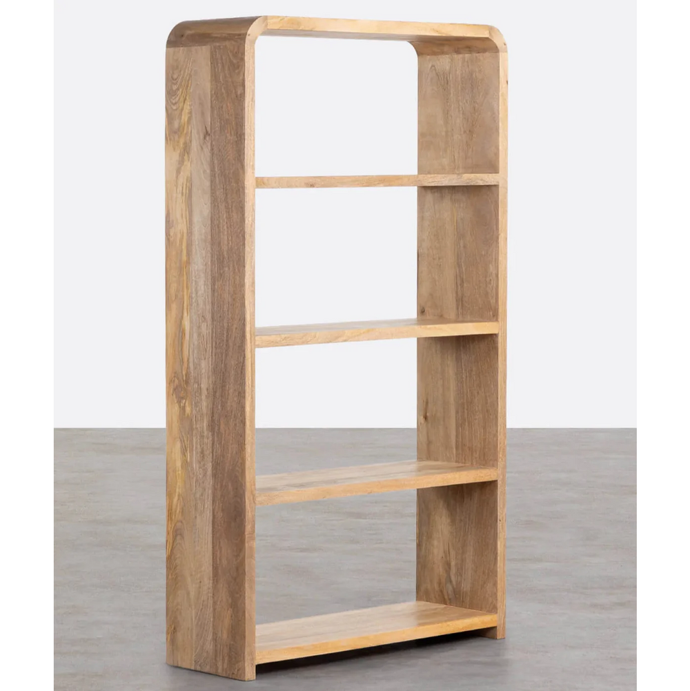 Watkins Solid Mango wood with 3 shelf in Natural Finish