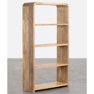 Watkins Solid Mango wood with 3 shelf in Natural Finish