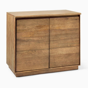 Reggie Solid Mango Wood Cabinet with Two Door in Provincial teak Finish