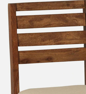 Renton Sheesham Wood Dining Chair In Rustic Teak (Set Of 2)