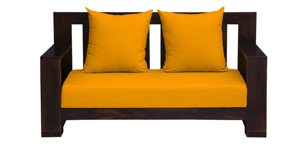 Khyati Solid Wood 2 Seater Sofa in Provincial Teak Finish