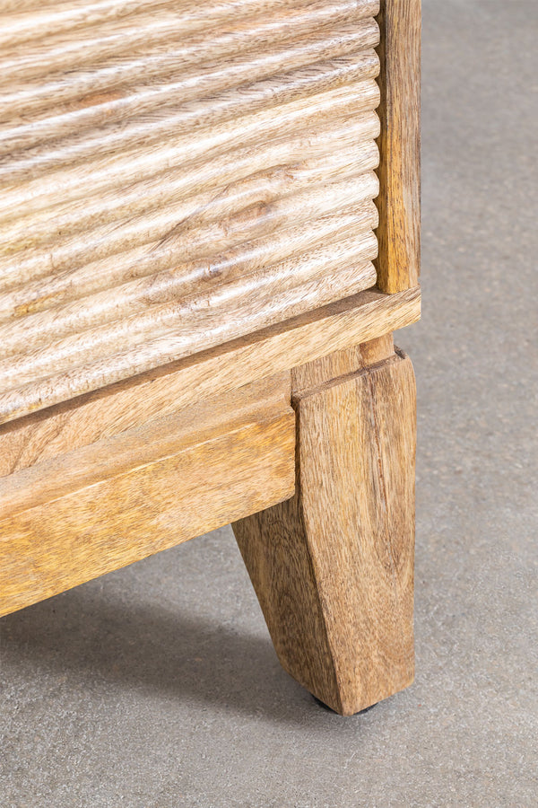 Magic Solid Mango wood Chest of Drawer in Natural Finish