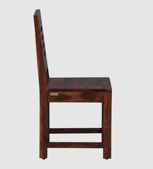 Marin Sheesham Wood Dining Chairs in Scratch Resistant Honey Oak Finish (Set Of 2)