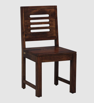 Marin Sheesham Wood Dining Chairs In Scratch Resistant Provincial Teak Finish (Set Of 2)