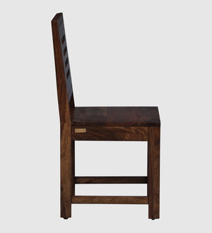 Marin Sheesham Wood Dining Chairs In Scratch Resistant Provincial Teak Finish (Set Of 2)