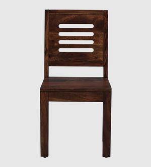 Marin Sheesham Wood Dining Chairs In Scratch Resistant Provincial Teak Finish (Set Of 2)