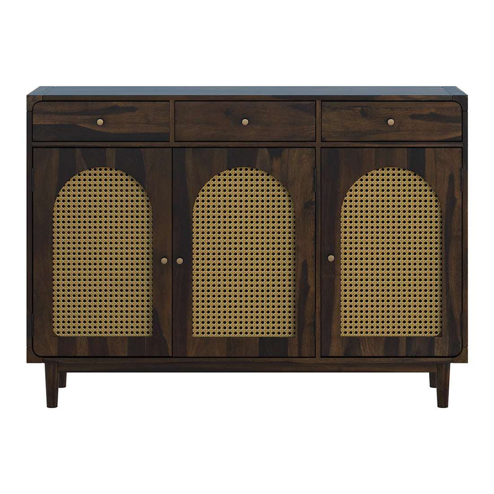 Flow Sheesham Wood Shoerack In Provincial Teak Finish